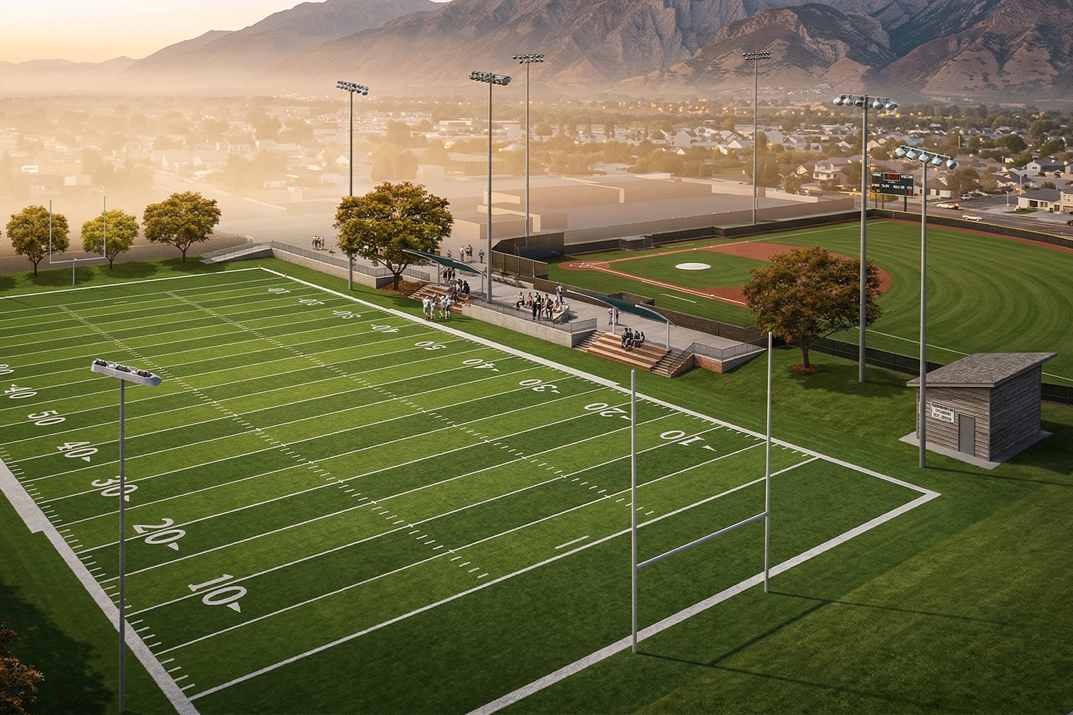 Upcoming sports park in Desert Hot Springs.